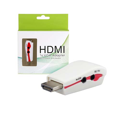 تصویر  مبدل HDMI به VGA و Audio با پاور