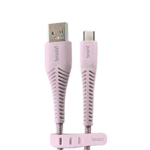 تصویر  کابل USB به USB-C بیاند مدل BUC-301 رنگ یاسی