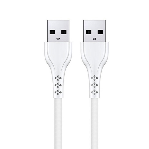 تصویر  کابل دو سر USB 2.0 طول 45 سانتی متر سفید