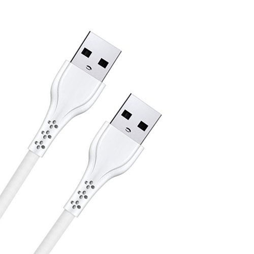 تصویر  کابل دو سر USB 2.0 طول 45 سانتی متر سفید