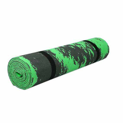 تصویر  مت یوگا آبرنگی ضخامت 6 میلی متر رنگ سبز