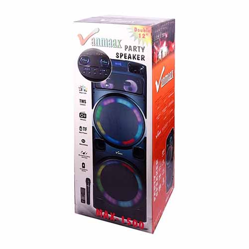 تصویر  اسپیکر بلوتوثی قابل حمل وان مکس مدل MAX-1500