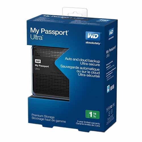 تصویر  باکس هارد 2.5 اینچی USB 3.0 وسترن دیجیتال مدل My Passport وارداتی