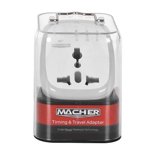 تصویر  تبدیل برق 3 به 2 تایمر دار مچر مدل MR-265