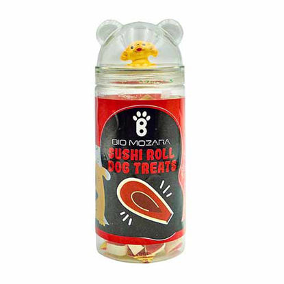 تصویر  غذای تشویقی سگ بایو موزارا سوشی گوشت