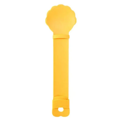 تصویر  قاشق بستنی گربه بایو موزارا زرد