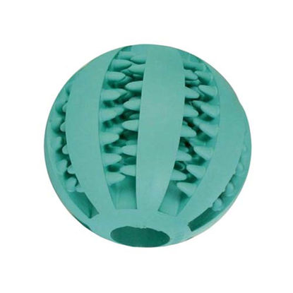 تصویر  اسباب بازی سگ و گربه بایو موزارا مدل توپ تشویقی سبزآبی