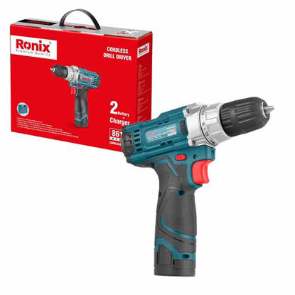 تصویر  دریل پیچ گوشتی شارژی رونیکس مدل 8613