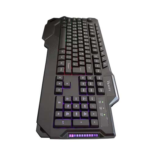 تصویر  ماوس و کیبورد مخصوص بازی وریتی مدل V-KB6121GCW