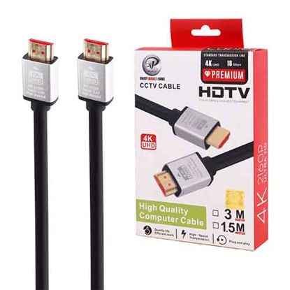تصویر  کابل HDMI ایکس-پی پروداکت 4K طول 3 متر