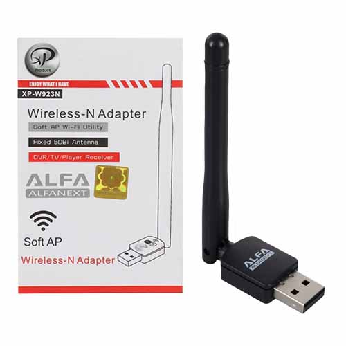 تصویر  کارت شبکه USB بی سیم آنتن کوتاه ایکس-پی پروداکت مدل XP-W923R