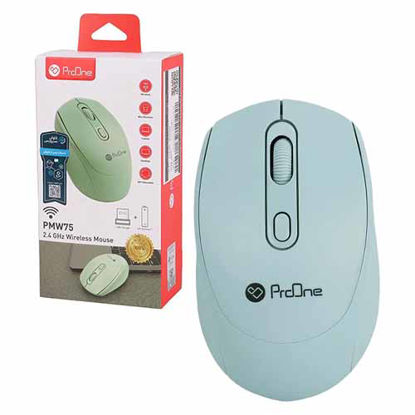 تصویر  ماوس بی سیم پرووان مدل PMW75 آبی
