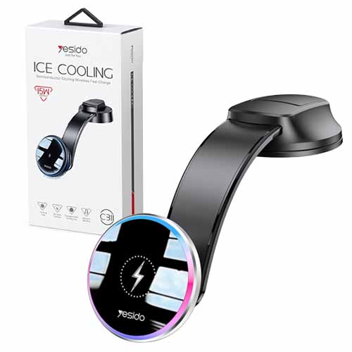 تصویر  پایه نگهدارنده و شارژر بی سیم یسیدو مدل C311