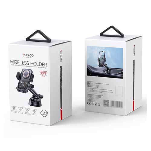 تصویر  پایه نگهدارنده و شارژر بی سیم یسیدو مدل C307