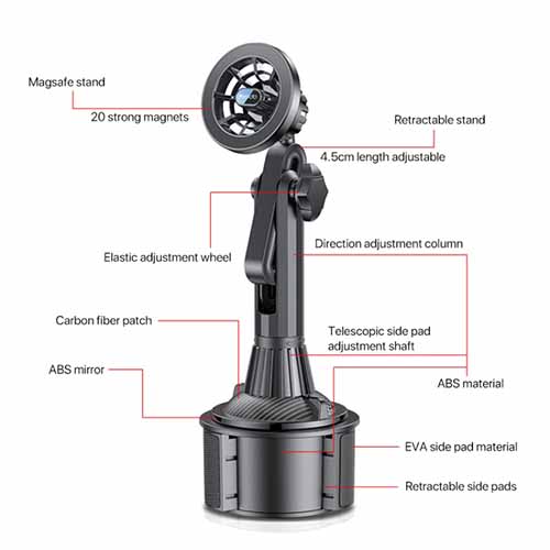 تصویر  پایه نگهدارنده موبایل یسیدو مدل C200