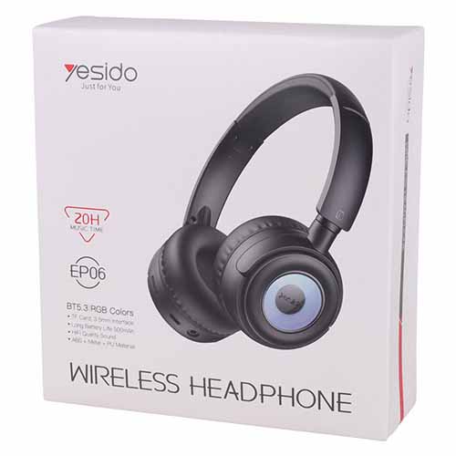 تصویر  هدفون بی سیم یسیدو مدل EP06