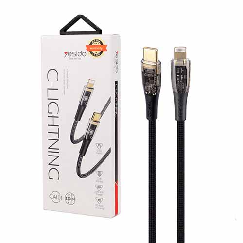 تصویر  کابل USB-C به لایتنینگ یسیدو مدل CA101