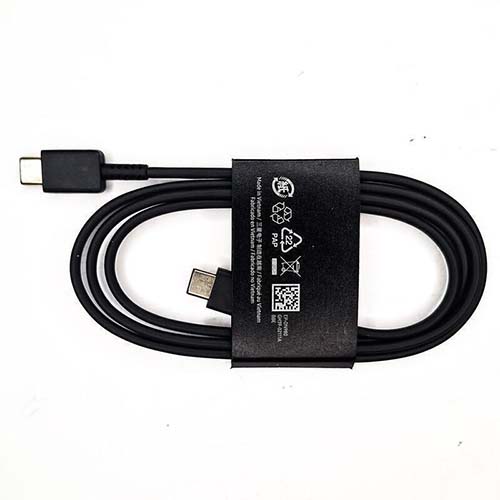 تصویر  کابل USB-C به USB-C سامسونگ 6 آمپر مدل s21