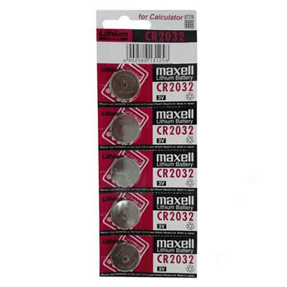 تصویر  باتری سکه ای مکسل مدل CR2032 بسته 5 عددی