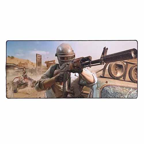 تصویر  پد ماوس گیمینگ (90x40) طرح سرباز پابجی کد 2