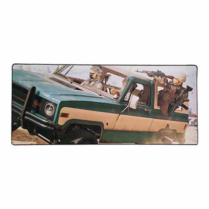 تصویر  پد ماوس گیمینگ (90x40) طرح تعقیب کنندگان