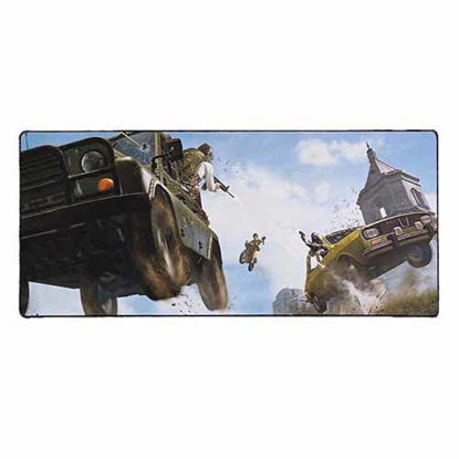 تصویر  پد ماوس گیمینگ (90x40) طرح ماشین پابجی