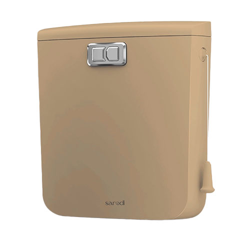 تصویر  فلاش تانک سارودی (ایمن آب) مدل کاسپین طلایی کروم