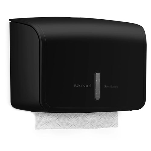 تصویر  جا دستمال کاغذی سارودی (ایمن آب) مدل ورونا مشکی