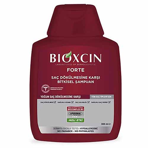تصویر  شامپو ضد ریزش مو بیوکسین مدل فورته حجم 300 میلی لیتر
