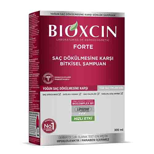 تصویر  شامپو ضد ریزش مو بیوکسین مدل فورته حجم 300 میلی لیتر