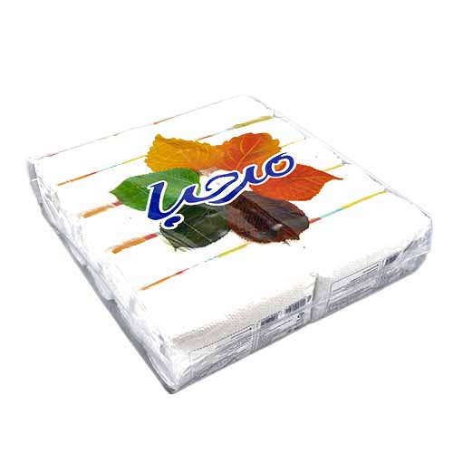 تصویر  دستمال کاغذی اقتصادی مرحبا بسته 10 عددی