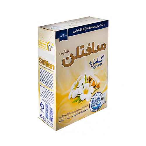 تصویر  پودر ماشین لباسشویی سافتلن طلایی 500 گرم