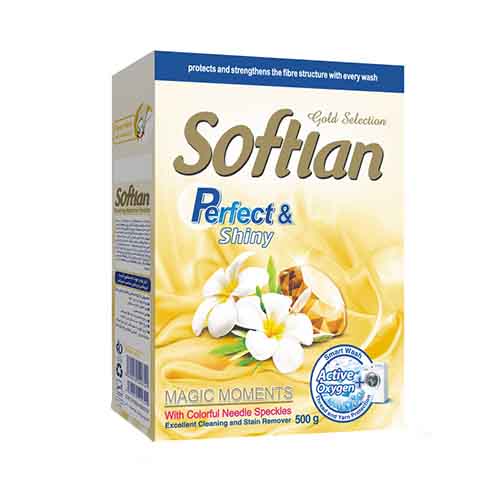 تصویر  پودر ماشین لباسشویی سافتلن طلایی 500 گرم