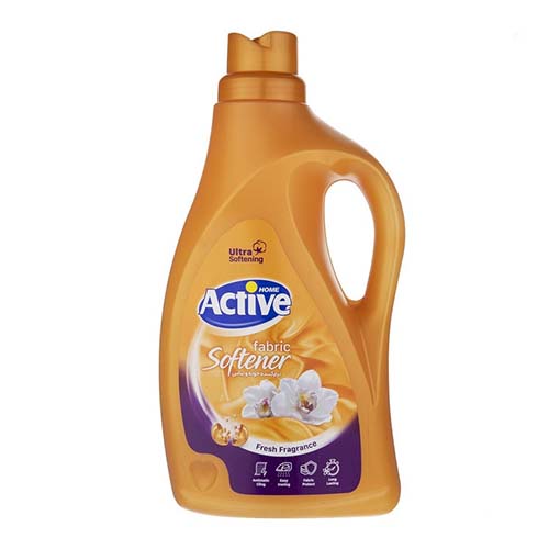 تصویر  نرم کننده حوله و لباس اکتیو مدل طلایی حجم 2.5 لیتری