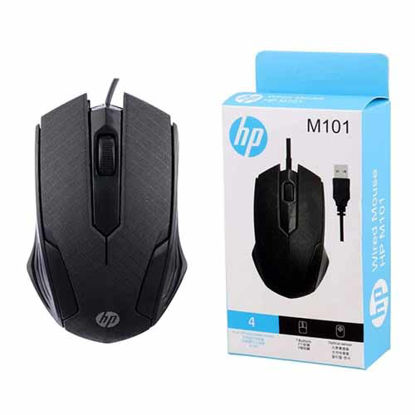 تصویر  ماوس با سیم اچ پی مدل M101