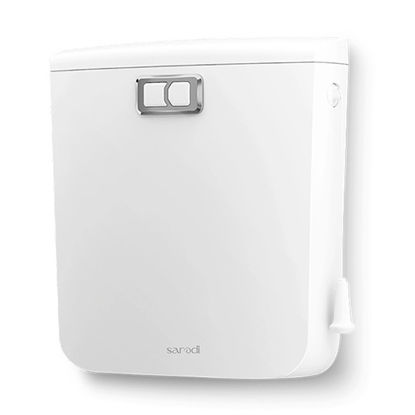 تصویر  فلاش تانک سارودی (ایمن آب) مدل کاسپین سفید