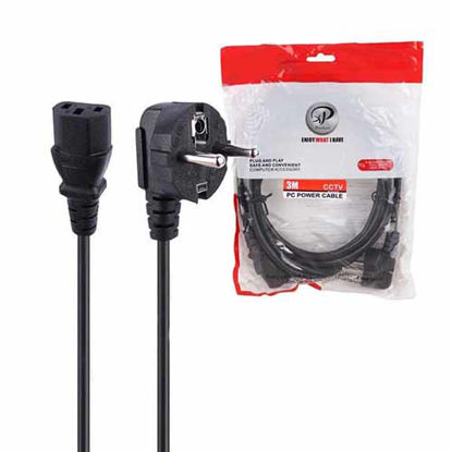 تصویر  کابل برق سه پین کامپیوتر ایکس پی-پروداکت 3 متر