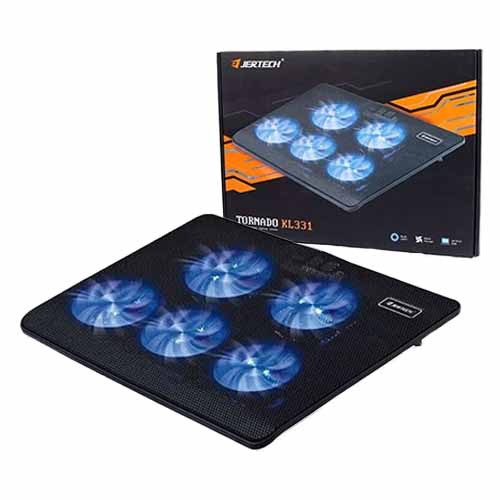 تصویر  پایه خنک کننده لپ تاپ جرتک مدل TORNADO KL331