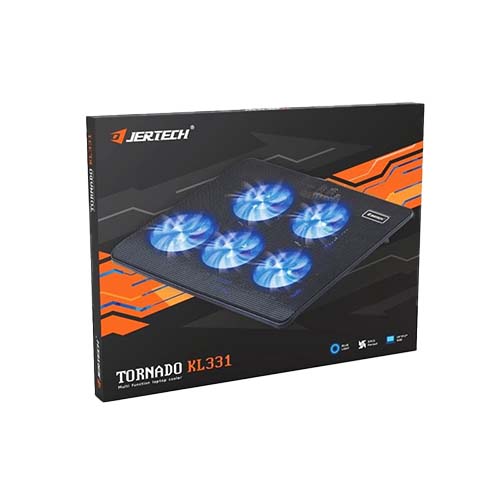 تصویر  پایه خنک کننده لپ تاپ جرتک مدل TORNADO KL331