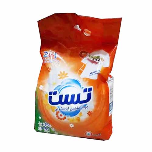 تصویر  پودر ماشین لباسشویی تست مدل باغ پنهان حجم 2 کیلوگرم