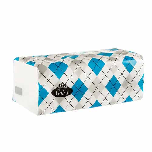 تصویر  دستمال کاغذی گلریز مدل دیاموند بسته 10 عددی آبی