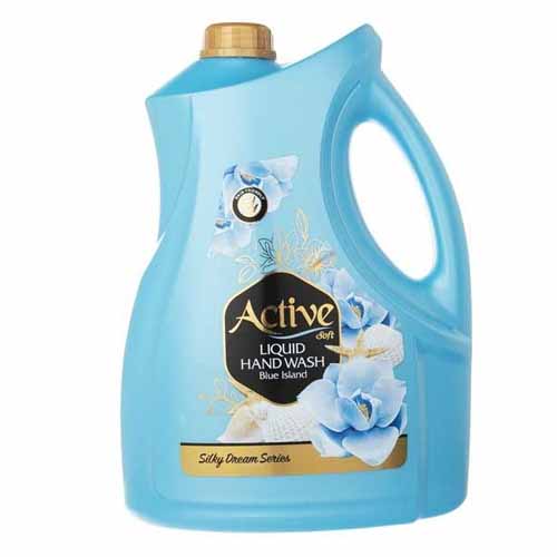 تصویر  مایع دستشویی اکتیو مدل Blue Island حجم 3.750 لیتر