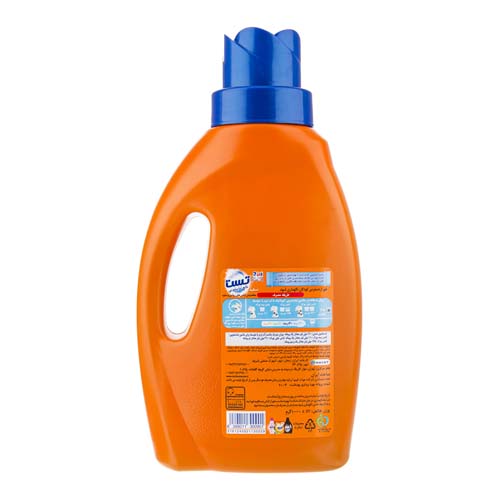 تصویر  مایع لباسشویی تست مخصوص لباس های رنگی مدل 2in1 حجم 1 لیتر