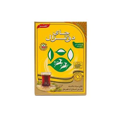 تصویر  چای سیاه شکسته دوغزال با طعم هل 100 گرم