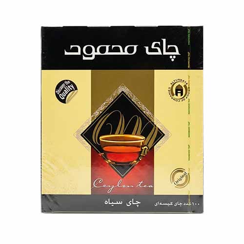تصویر  چای سیاه کیسه ای محمود بسته 100 عددی