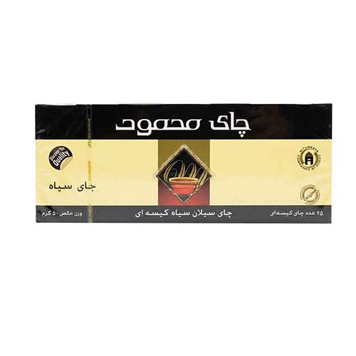 تصویر  چای سیاه کیسه ای محمود بسته 25 عددی