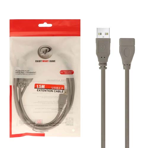 تصویر  کابل افزایش طول USB ایکس پی-پروداکت طول 1.5 متر