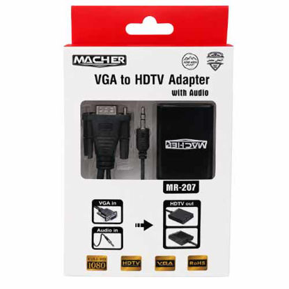 تصویر  تبدیل VGA به HDMI مچر مدل MR-207