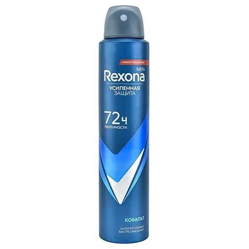 تصویر  اسپری ضد تعریق مردانه رکسونا مدل ADVANCED PROTECTION (COBALT DRY) ماندگاری 72 ساعته حجم 200 میلی لیتر