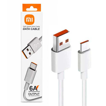 تصویر  کابل شارژ USB به USB-C شیائومی مدل Turbo طول 1 متر